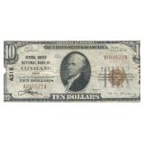 1929 $10 Central United OH National Currency