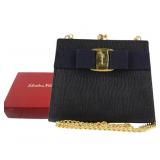 Salvatore Ferragamo Vara Mini Chain Shoulder Bag