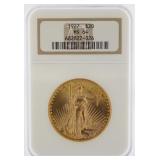 MS64 Saint Gaudens $20.00 Gold Double Eagle