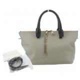 Chloe Baylee Two-Tone Leather Bag