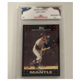 2007 Topps #7 Mickey Mantle Card