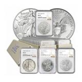 1986-2025 MS69 NGC 41 Coin Silver Eagle Set