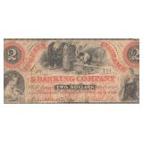 1861 $2 Augusta Ins & Banking Note