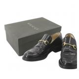 Gucci Leather Horsebit Loafers Size 7 1/2