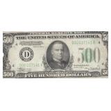 1934 $500 Federal Reserve Note