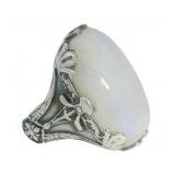 Genuine 23.50 ct Moonstone Dinner Ring
