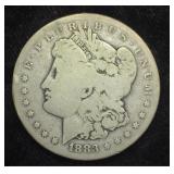 1883 Carson City Morgan Silver Dollar