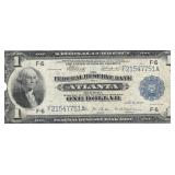 1918 $1 Federal Reserve Bank Note