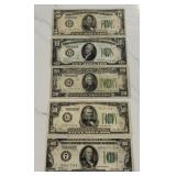 $5, $10, $20, $50 & $100 Lot