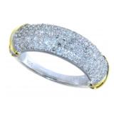 Stunning 1.00 ct VS Lab Diamond Designer Ring