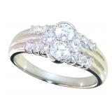 Platinum 1.02 ct Natural VS Brilliant Diamond Ring
