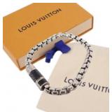 Louis Vuitton Monogram Eclipse Chain Bracelet