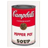 Andy Warhol Campbells Soup I. 1968 Pepper Pot