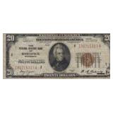 1929 Minneapolis $20 Federal Reserve Bank Note