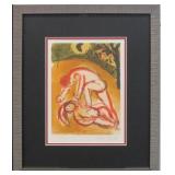Cain & Able Framed Giclee by Marc Chagall