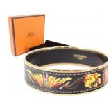 Hermes Enamel Bangle Bracelet