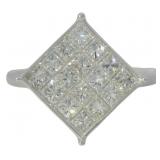 18kt White Gold 1.00 ct Natural Diamond Ring