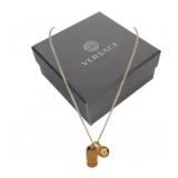 Versace Greca Tag Necklace