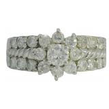 Platinum 1.06 ct Natural Brilliant Diamond Ring