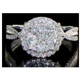 14K Gold 1.00 ct Round Brilliant Diamond Ring