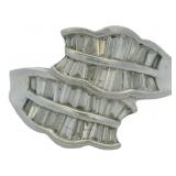 Platinum 1.00 ct Natural Brilliant Diamond Ring