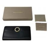 BVLGARI Long Leather Wallet