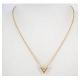 Louis Vuitton Essential V Fashion Necklace