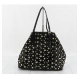 Jimmy Choo Star Studded Leather Tote Bag