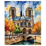 Notre Dame Cathedral I LTD EDT by Van Gogh LTD