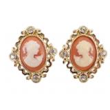 Burberry Cameo Clip-On Earrings