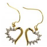 Genuine Diamond Accent Heart Accents