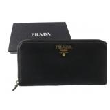 Prada Long Rounded  Zipper Wallet