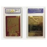 23K Gold Michael Jordan Card