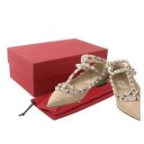 Valentino Garavani Rockstud Flats Size 34 1/2