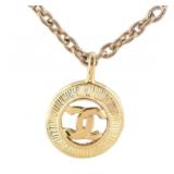 Chanel Logo Necklace