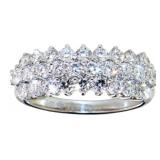 Brilliant 1.55 ct VS Lab Diamond Designer Ring