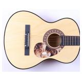 Autographed Jennifer Lopez Acoustic Guitar