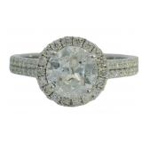 14kt Gold 1.78 ct Brilliant Natural Diamond Ring