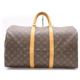 Louis Vuitton Monogram Keepall 45 Boston Bag