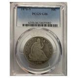 1876 Seated Liberty Half Dollar