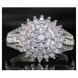 10kt Gold Round Brilliant 1.00 ct Diamond Ring