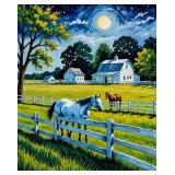 Moonlit Horse Haven LTD EDT Canvas Van Gogh LTD