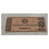 $2 Confederate States Note
