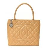 Chanel Caviar Medallion Tote Bag