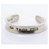 Tiffany & Co. 1837 Cuff Bracelet