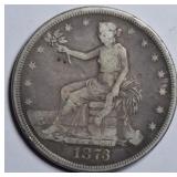 RARE 1873 Trade Silver Dollar