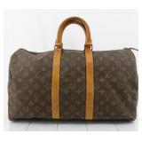 Louis Vuitton Monogram Keepall 45 Boston Bag
