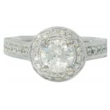 14k Gold 1.57 ct Round Brilliant Diamond Ring