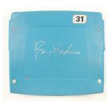 Autographed Barry Sanders Detroit Stadium Seatback