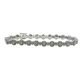 10k Gold 3.00 ct Natural Diamond Bracelet